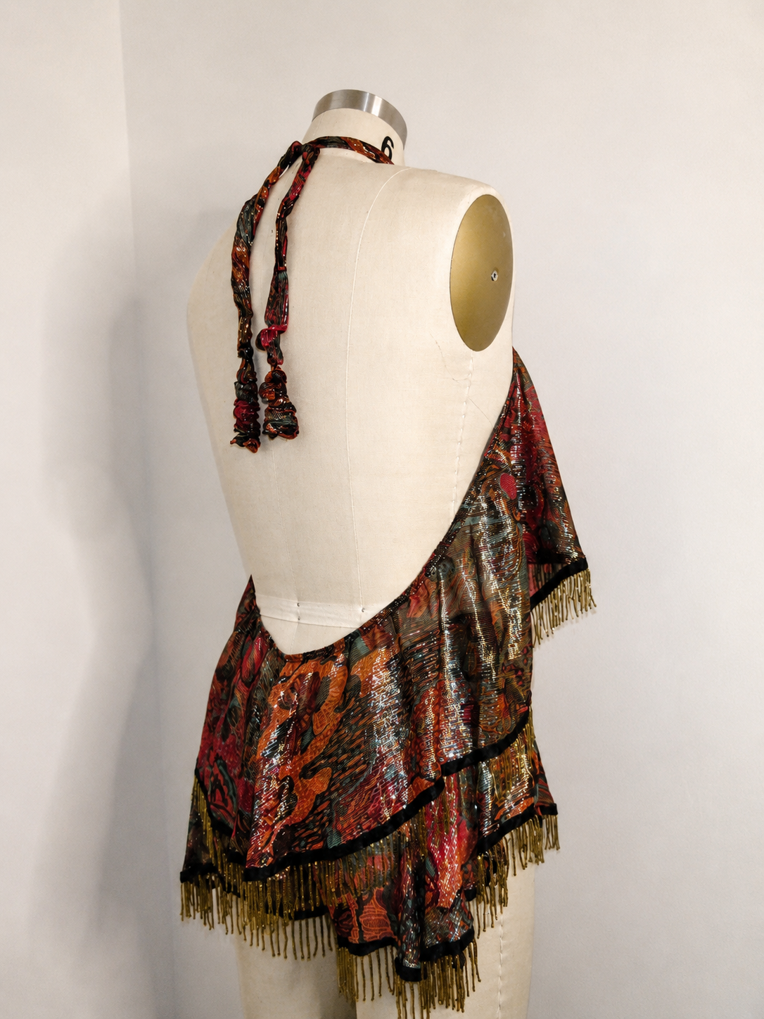 100% SILK Fringe set COPPER
